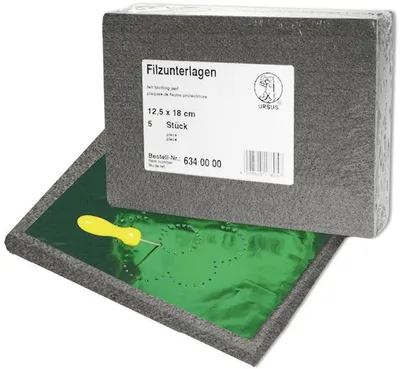 Produktbild von Filzunterlagen 12,5x18cm VE=5 Stück