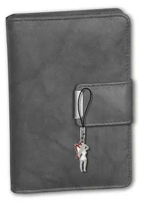 Produktbild von Money Maker RFID Blocker Echtleder Damen Frauen Portemonnaie grau 9x3x13cm D2OPJ701K