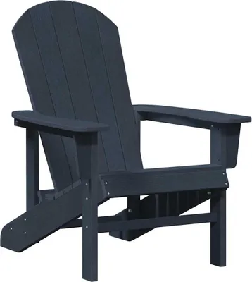 Zdjęcie produktu dla vidaXL Adirondack-Stuhl Marineblau 74 x 82 x 92 cm HDPE