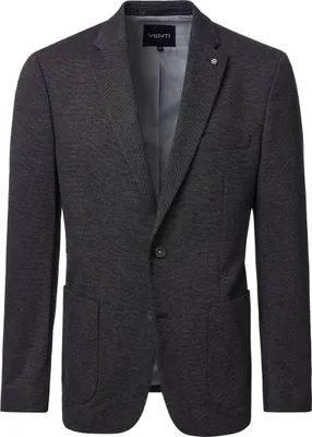Produktbild von VENTI Herren Sakko Revers Casual-Fit Stretch Bi-Color Anthrazit 60