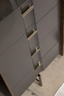 Image de Ensemble coiffeuse console miroir chambre à coucher meubles design tabouret 2 pièces. Neuf