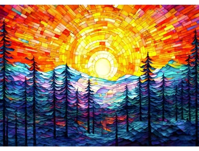 Zdjęcie produktu dla GENIESSE Puzzle Ndhern „Zachód słońca” 1000 elementów