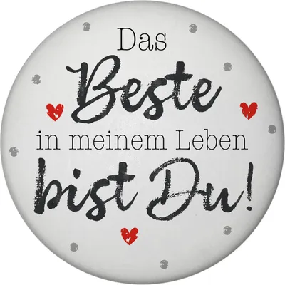 Produktbild von Das Beste in meinem Leben bist Du! Magnet rund rund