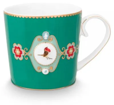 Image de PIP STUDIO Love Birds Medallion Tasse verte 150ml