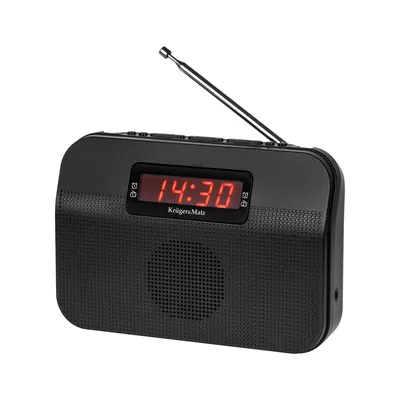 Zdjęcie produktu dla Radio analogowe przenośne, Kruger&Matz, 5W, Czarny