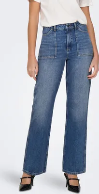 Produktbild von JDY Coole Jeans mit Design Taschen Weite Denim Hose Größe: S / 32L