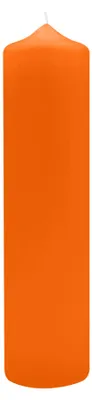 Produktbild von Spitzkopf Stumpen Kerzen Mandarin Orange 30 x Ø 6 cm, 6 Stück