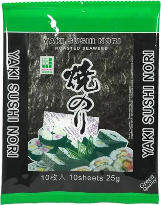 Produktbild von JHFoods Noribätter Seetang 25g grün