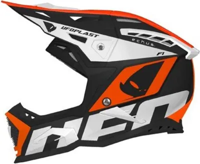 Produktbild von Ufo Echus Offroad-helm Orange,Schwarz XL Orange,Schwarz XL
