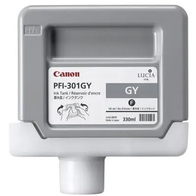 Obrázok produktu pre Canon PFI-301GY, Šedá, Atrament na pigmentovej báze, 330 ml, 1 kusov
