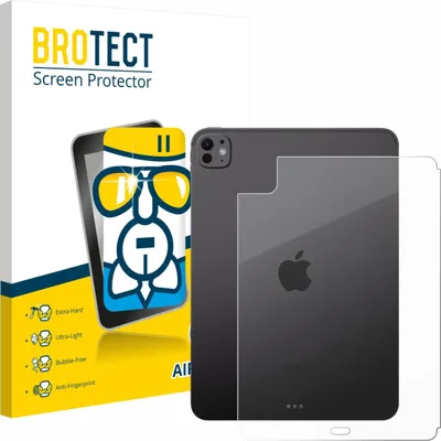 Produktbild von BROTECT Schutzglas für Apple iPad Pro 11" WiFi 2024 (Rückseite) Schutzfolie Panzer Folie Glas Display Schutz klar