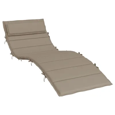 Produktbild von Sonnenliegen-Auflage Taupe 180x60x4 cm Oxford-Gewebe