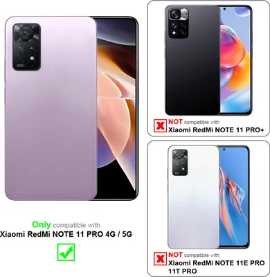 Produktbild von Cadorabo Hülle für Xiaomi RedMi NOTE 11 PRO 4G / 5G Schutz Hülle in Grau Schutzhülle Handy Hülle Etui Case Blumen Flower