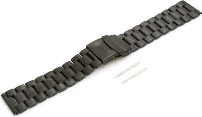Produktbild von System-S 22 mm Edelstahl Ersatz Austausch Wechsel Armband 17,5 cm für Samsung Galaxy Gear R380 R381 R382