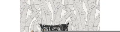 Produktbild von Coloray Fototapete 312x219 cm Vlies-Fototapete - Banane Blätter Simplefloral.