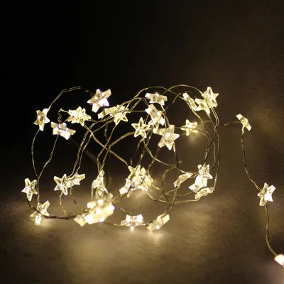 Produktbild von 3 Stück LED Lichterkette Stern mit je 40 LED Unterwasser Betrieb