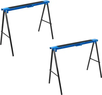 Obrázek produktu pro GEKO Skládací stavební podpěra, koza s protiskluzem, sada 2 ks - G10878