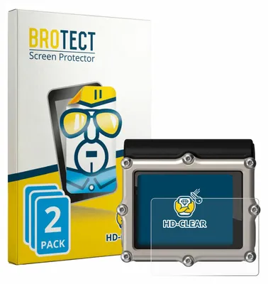 Produktbild von 2x Für Shearwater Petrel 3 dive computer Schutzfolie BROTECT Displayschutz Display Schutz Folie Klar Transparent