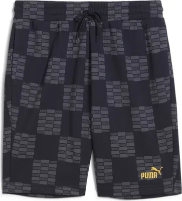 Produktbild von Puma Herren Shorts Modell 68463416 in Dunkelblau mit goldenen Akzenten