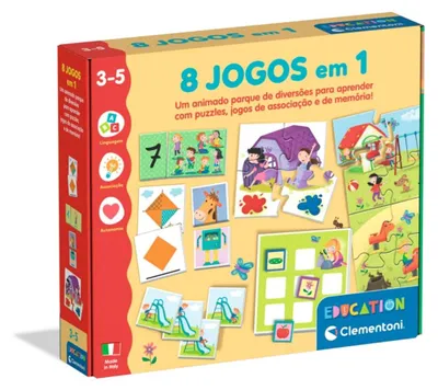 Produktbild von Montessori 8 Spiele in 1 Clementoni - 67462