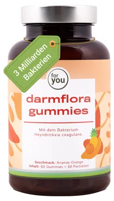 Produktbild von for you darmflora gummies - Ananas-Orange