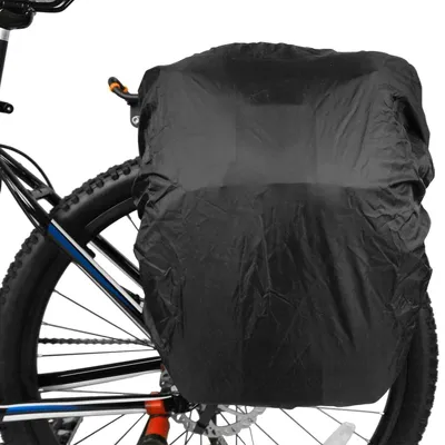 Produktbild von Regenschutz Fahrradtasche Regenhülle Fahrradkorb - 100 L - 90 x 44 x 30 cm - Wasserdicht - Polyester