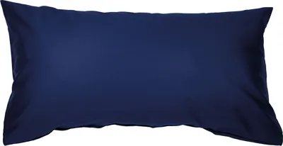 Produktbild von Traumschloss Mako-Satin Kissenbezug 40 x 60 cm marine 100% Mako-Baumwolle, mit Reißverschluss