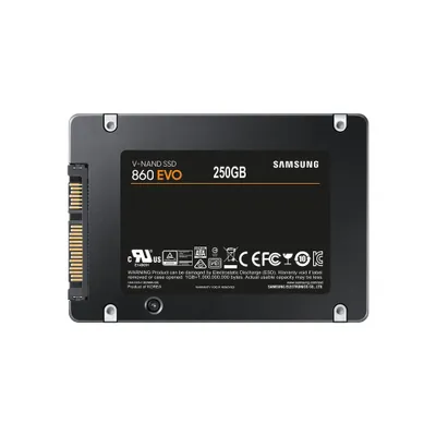 Obrázok produktu pre Samsung 860 EVO, 250 GB, 2.5", 550 MB/s, 6 Gbit/s