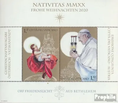 Produktbild von Briefmarken Vatikanstadt 2020 Mi Block67 (kompl.Ausg.) postfrisch Weihnachten