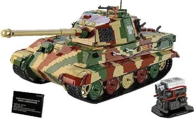 Zdjęcie produktu dla COBI Klocki Tiger II Konigstiger Model Czołgu