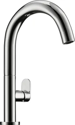 Produktbild von NABER Einhebelmischer Sottile 2 Bad in Chrom mit Festauslauf / Waschtischarmatur / Hochdruck