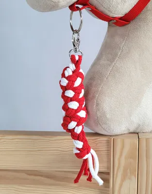 Image de Longe Hobby Horse - rouge et blanc
