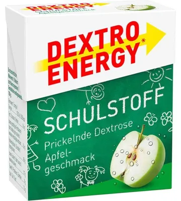 Produktbild von Dextro Energy Schulstoff Traubenzucker Apfel Geschmack 50g (1er Pack)