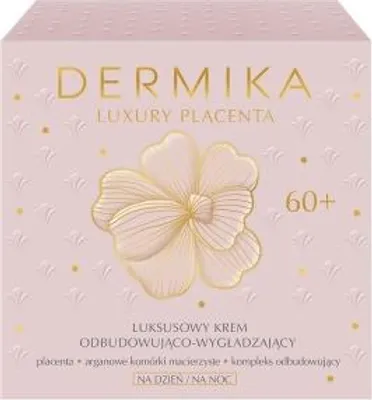 Zdjęcie produktu dla Dermika Luxury Placenta Krem Do Twarzy Odbudowujący Wygładzający 60+ 50Ml