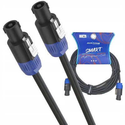 Obrázok produktu pre Reproduktorový kábel, 2 x 1,0 mm², 2 reproduktorové konektory, 10 metrov, Roxtone SSSS210L10