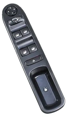 Produktbild von METZGER 0916933 Fensterheberschalter passend für PEUGEOT 207 (WA, WC) Vorne Fensterheber Schalter