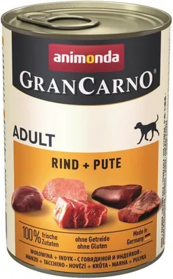 Obrázek produktu pro Animonda Dog Dose GranCarno Adult Rind & Pute 400g