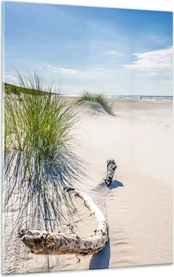 Produktbild von Bilder auf glas - Einteilig - Mrzezyno Strand Meer - 50x70cm - Glasbilder - Wandbilder - Bilder - zum Aufhängen bereit - Wanddekoration aus Glas - Glas Bilder - Wandbild auf Glas - GPA50x70-4281