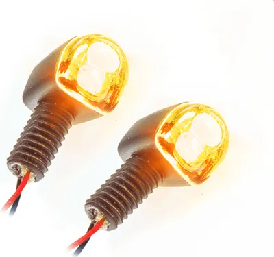 Immagine prodotto di KOSO Indicatori di direzione universali per moto a LED NANO nero opaco Coppia omologata E