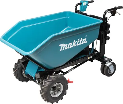 Produktbild von Makita Akku-Schubkarre LXT 18 V x 2 - 300 kg (<3°) - 0 - 1,5 / 3,5 / 5,0 km/h