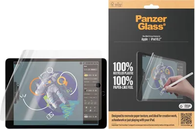 Produktbild von PanzerGlass GraphicPaper® Screen Protector iPad 10.2' | Ultra-Wide Fit Tablet-Schutzglas, Farbe:Transparent