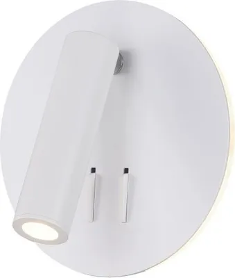 Obrázek produktu pro Nástěnné svítidlo Maytoni IOS 176 LED, hliník/bílá, 2× 9 W, 3000 K, IP20, 550 lm, 220 V