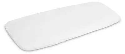 Produktbild von Spannbettlaken für die Wiege aus 100 % Bambusviskose (aus Bambuszellstoff), weiß, 40 x 90 cm