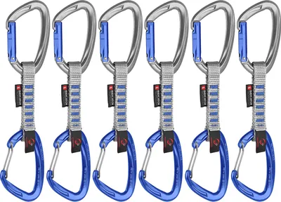 Produktbild von Mammut Crag Keylock, Tastensperre, Verschlusskarabiner, D-förmig, Aluminium, Blau, Edelstahl, 8 kN