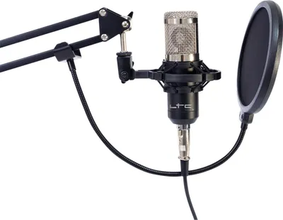 Produktbild von Mikrofon LTC STM200-Plus ideal für z.B. Podcast oder Streaming Plug&Play USB