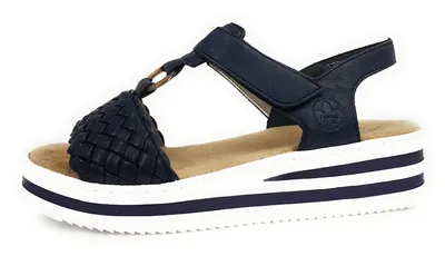 Produktbild von Rieker Damen Sandalen V0268-14 blau Gr. 41