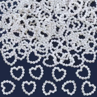 Produktbild von 200 Stück herzförmige Perlen, Streudekoration für Hochzeiten