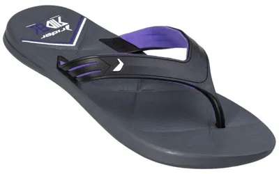 Produktbild von Rider Herren Flip Flops Sommer Schuhe Badelatschen Pantoletten Slides Dunkelblau Gr.41/42