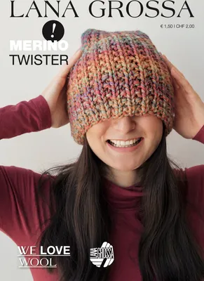 Produktbild von Lana Grossa MERINO TWISTER Booklet mit 9 Modellanleitungen  