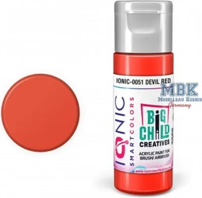 Produktbild von Ammo of MIG IONIC-0051 IONIC COLORS Devil Red